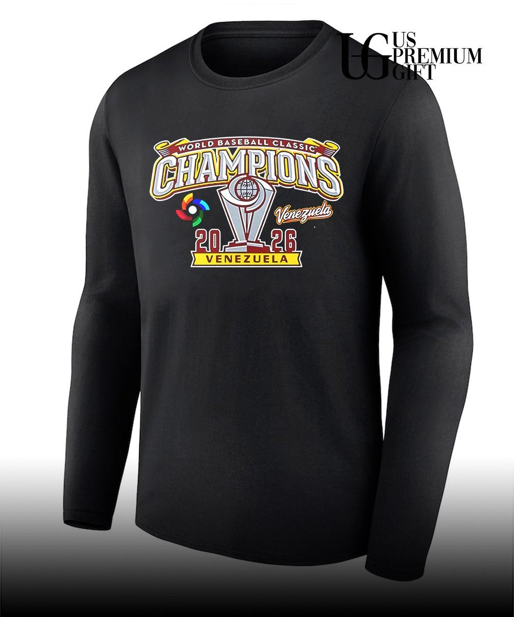 Venezuela Baseball World Baseball Classic 2026 Champions Trophy Cup shirt