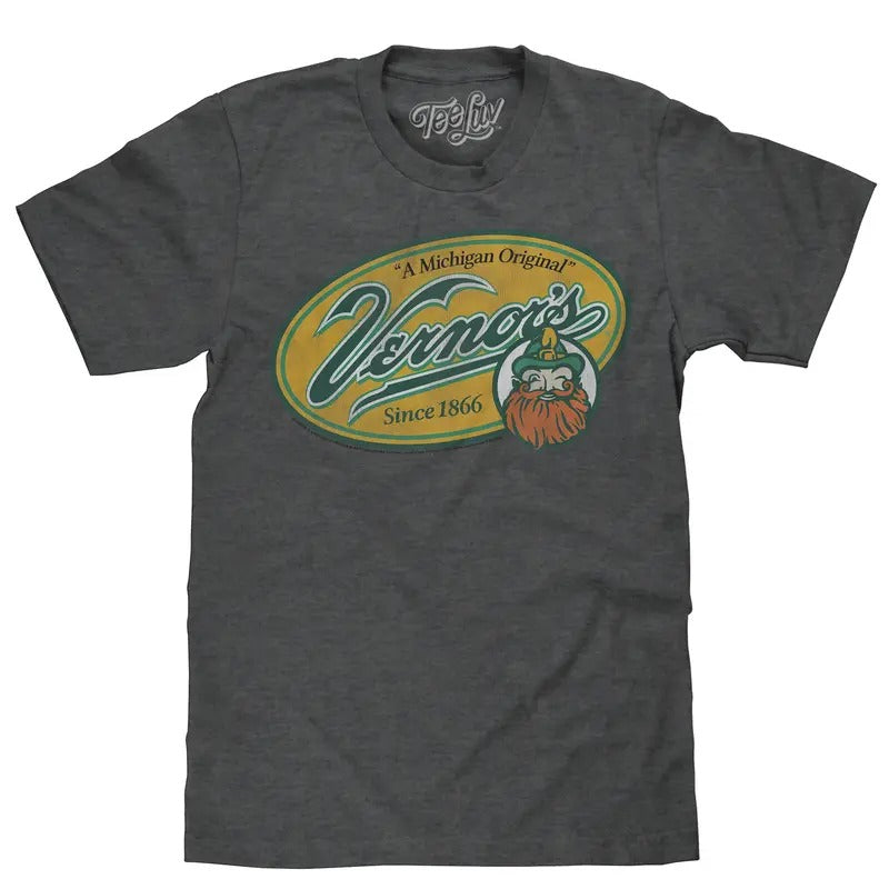 Vernor's Ginger Ale T-Shirt - Gray Hoodie, Sweatshirt | HypeDripTees.com