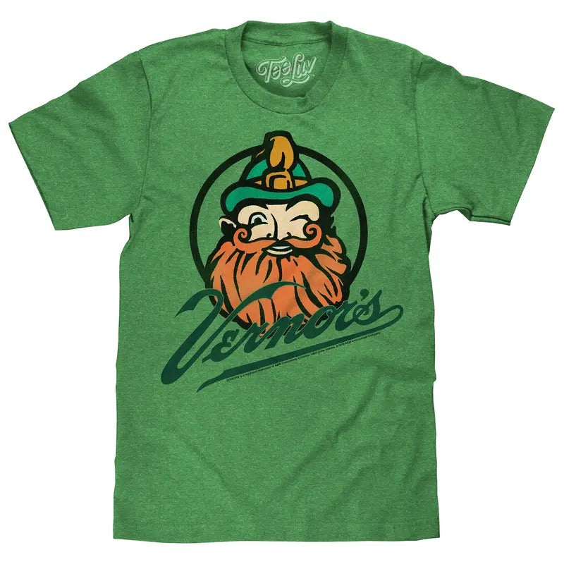 Vernor's Gnome Logo T-Shirt - Green Hoodie, Sweatshirt | HypeDripTees.com