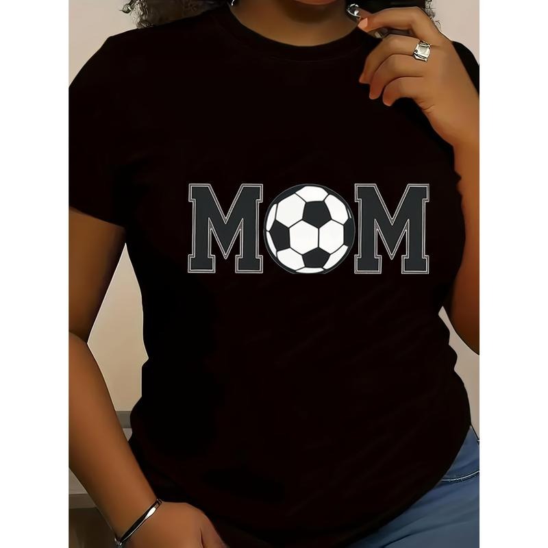 Versatile Casual Regular Women'S Short Sleeved Round Neck Pure T-Shirt with Fashionable Printed Pattern Hoodie, Sweatshirt