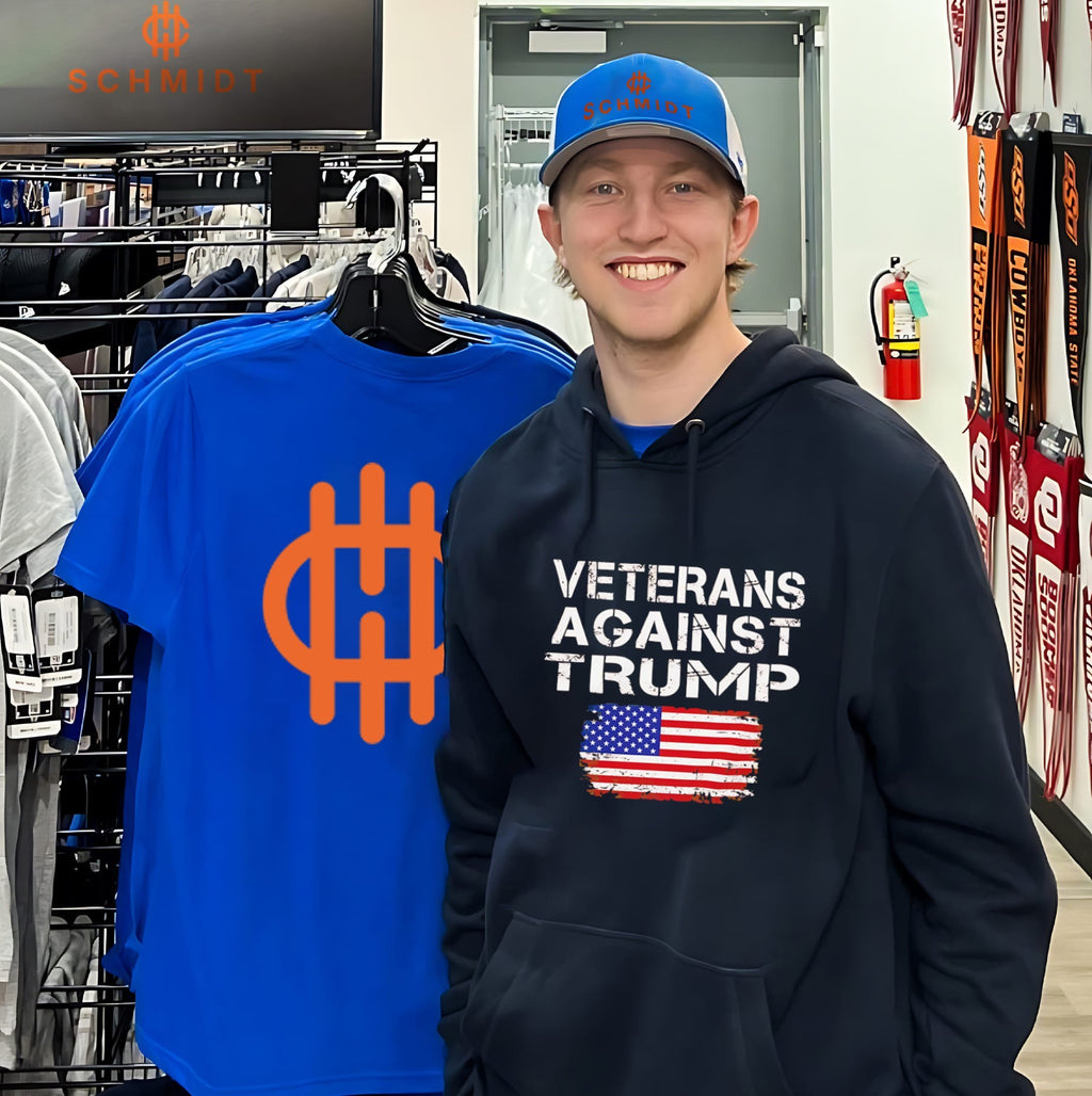 Veterans Against Trump USA flag shirt