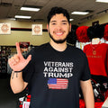 Veterans Against Trump USA flag shirt