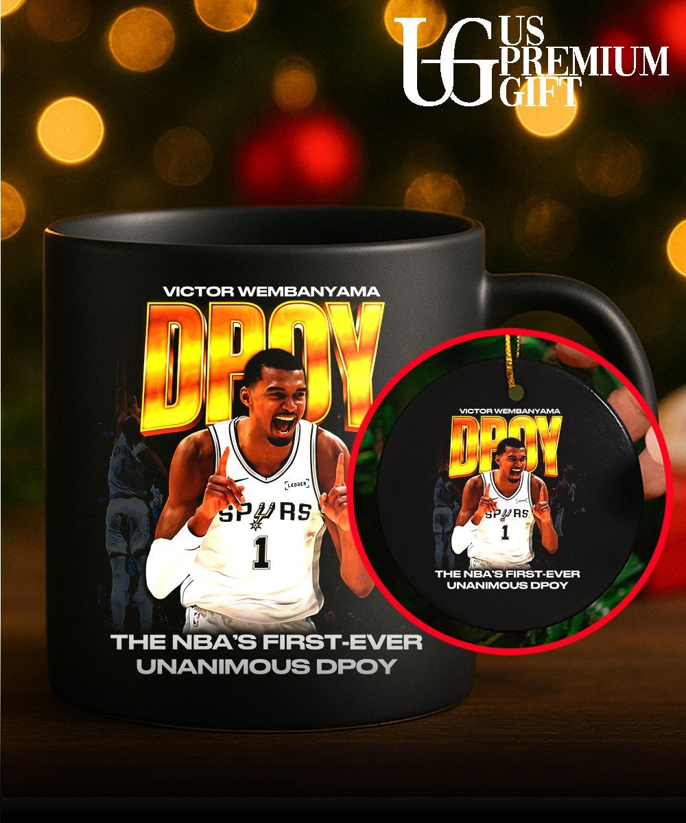 Victor Wembanyama DPOY San Antonio Spurs NBA First Ever Unanimous shirt