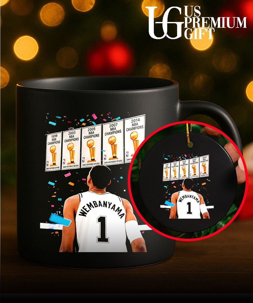 Victor Wembanyama Spurs 5-Times NBA Champions Player Of The Year 2026 shirt