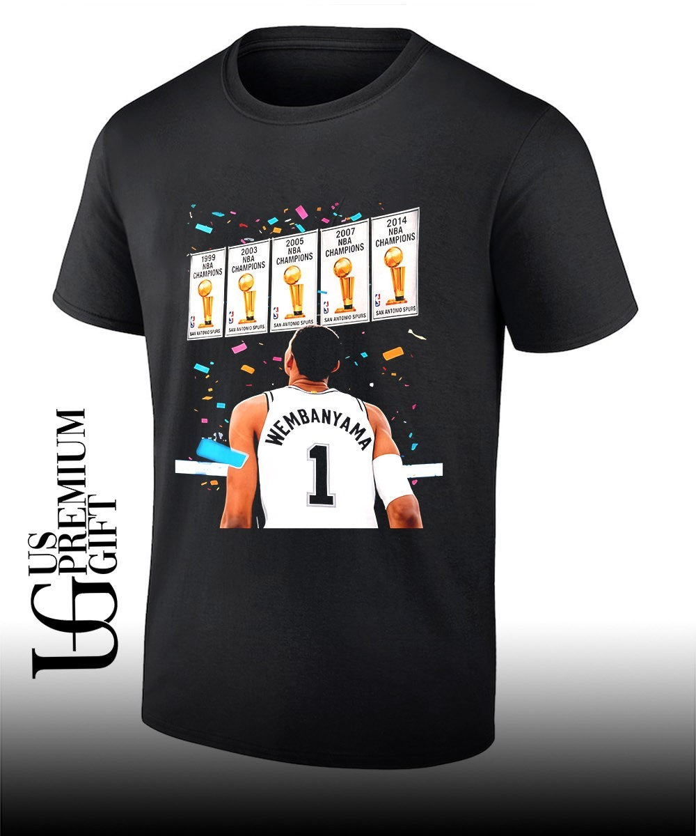 Victor Wembanyama Spurs 5-Times NBA Champions Player Of The Year 2026 shirt