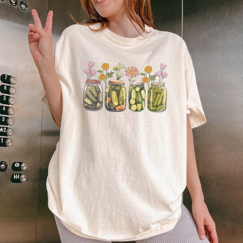 Victoria Maxwell, Vintage Canned Pickles Shirt, Pickle T-shirt, Pickle Lover Shirt,Pickle Jar Shirt, Canning Season...