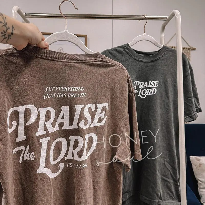 Victoria Maxwell, Vintage&Comfortable Shirt, ORIGINAL Let Every Breath Praise The Lord Tee | Screen Print tshirt |...