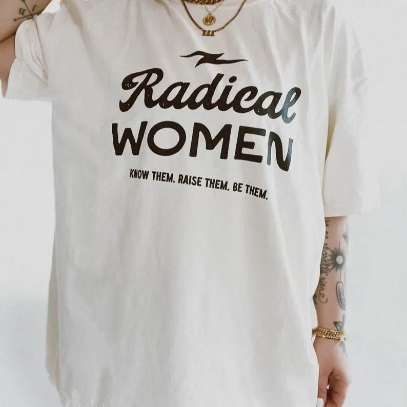 Victoria Maxwell, Vintage Graphic Shirt, Radical Woman Feminist Empowering Comfort Colors Graphic Tee | Retro Graphic Tee...