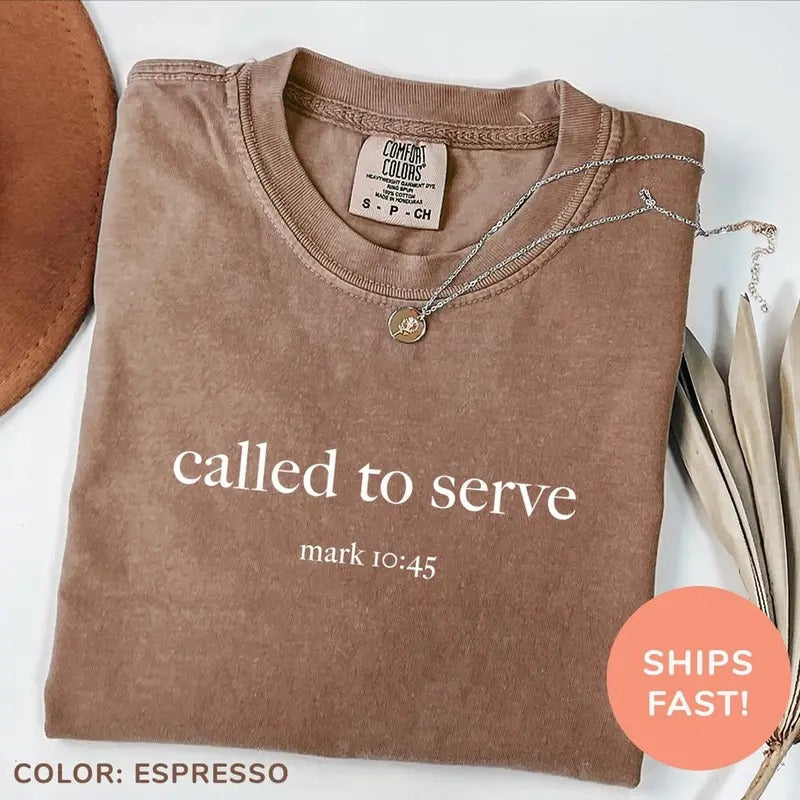 Victoria Maxwell, Vintage Graphic Tee, Called To Serve Shirt, Bible Verse Shirt, Christian Shirt, Religious Shirt, God...