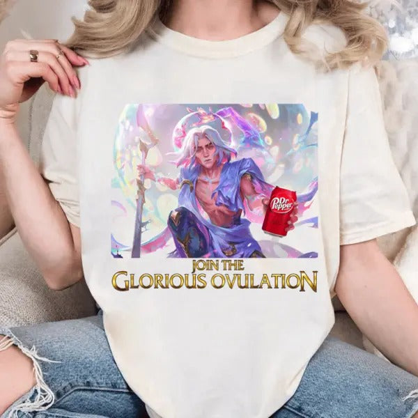Viktor Arcane Dr Pepper Shirt, Viktor Join The Glorious Ovulation Shirt Hoodie, Sweatshirt | HypeDripTees.com