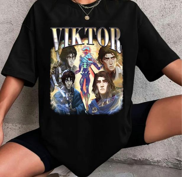 Viktor Arcane T-Shirt, Viktor Nation Arcane Season 2 Shirt, League of Legends Shirt Hoodie, Sweatshirt | HypeDripTees.com
