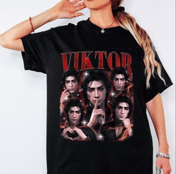 Viktor Arcane x Astarion Baldur Gate Tee,Arcane T-shirt, Baldurs Gate 3 T-Shirt Hoodie, Sweatshirt | HypeDripTees.com