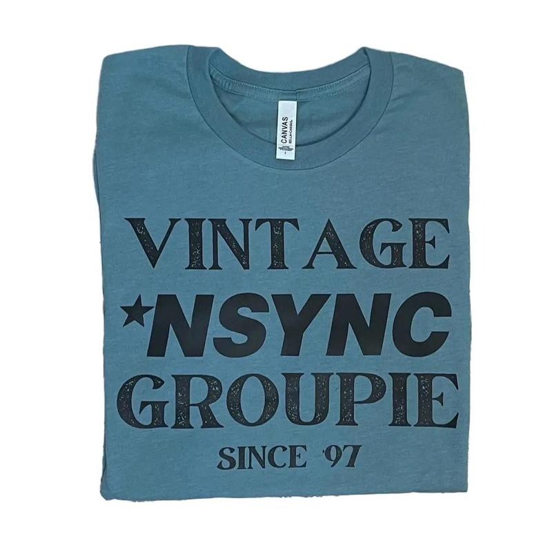 Vintage *N SYNC Groupie t-shirt - Womenswear casual unisex T-shirt - funny graphic tees