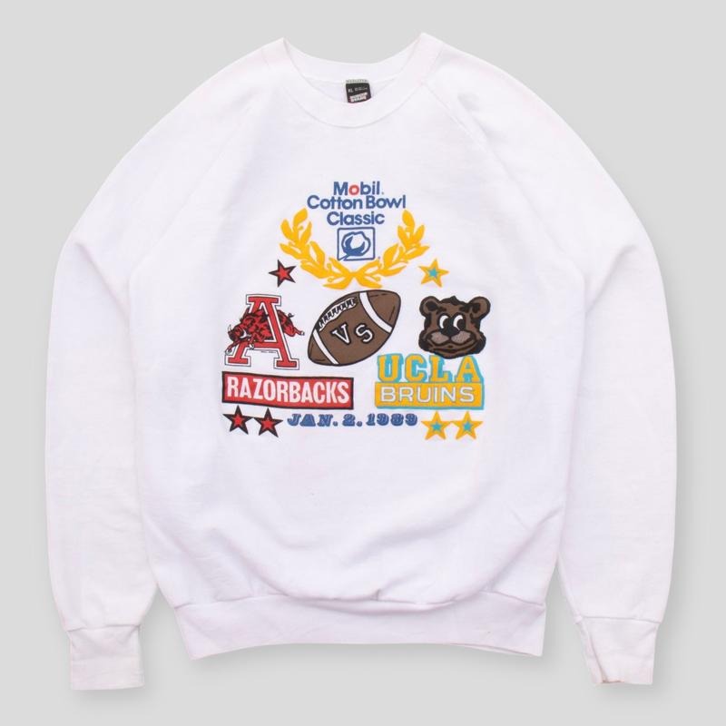 Vintage 1989 Rare Arkansas Rare Offical Cotton Bowl Crewneck T-Shirt, Sweatshirt, Hoodie | HypeDripTees.com