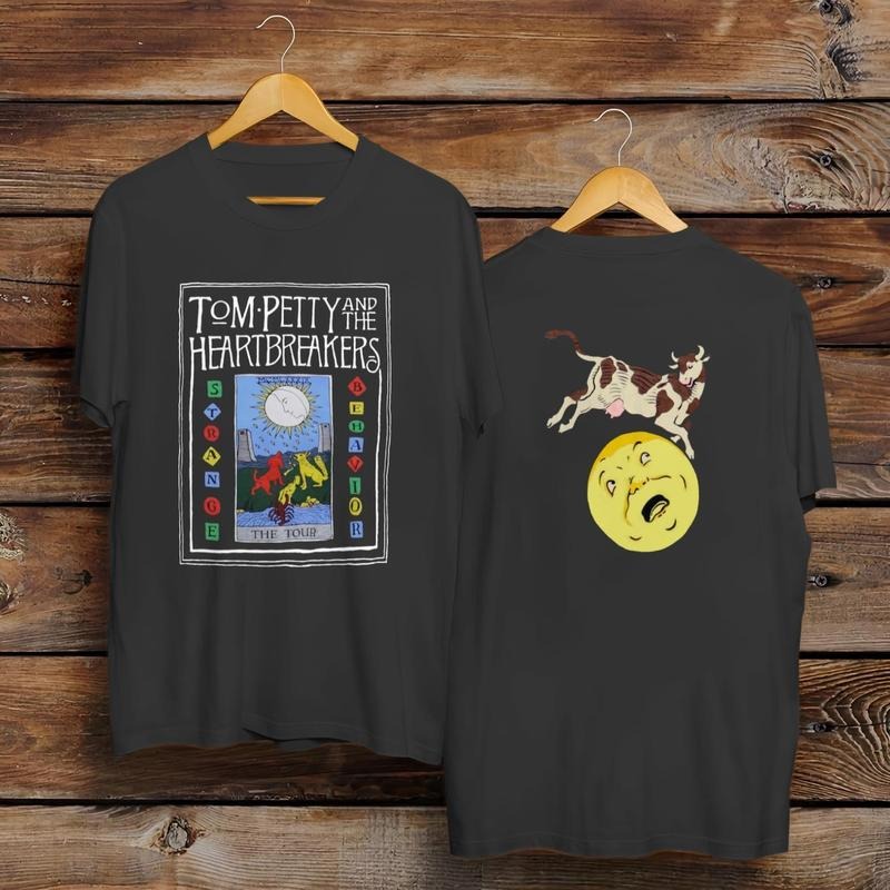 Vintage 1989 Tom Petty And The Heartbreakers Strange Behavior Tour Shirt Hoodie, Sweatshirt | HypeDripTees.com