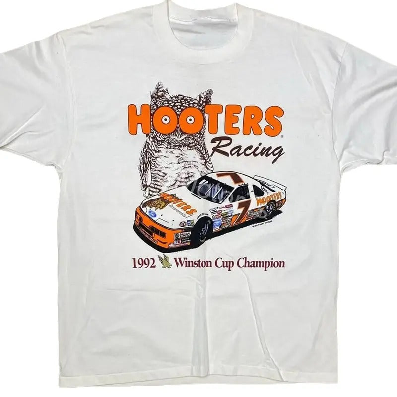 Vintage 1992 Alan Kulwicki N4scar Racing T-Shirt Classic Cotton Menswear Top Embroidered Hoodie Sweatshirt | HypeDripTees.com