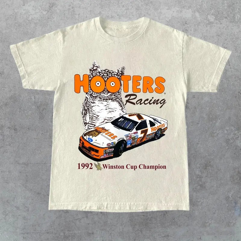 Vintage 1992 Alan Kulwicki Nascar Shirt Racing TEE New White Tshirt Fullsizes, Gift for Her, Gift for Him, Gift for...