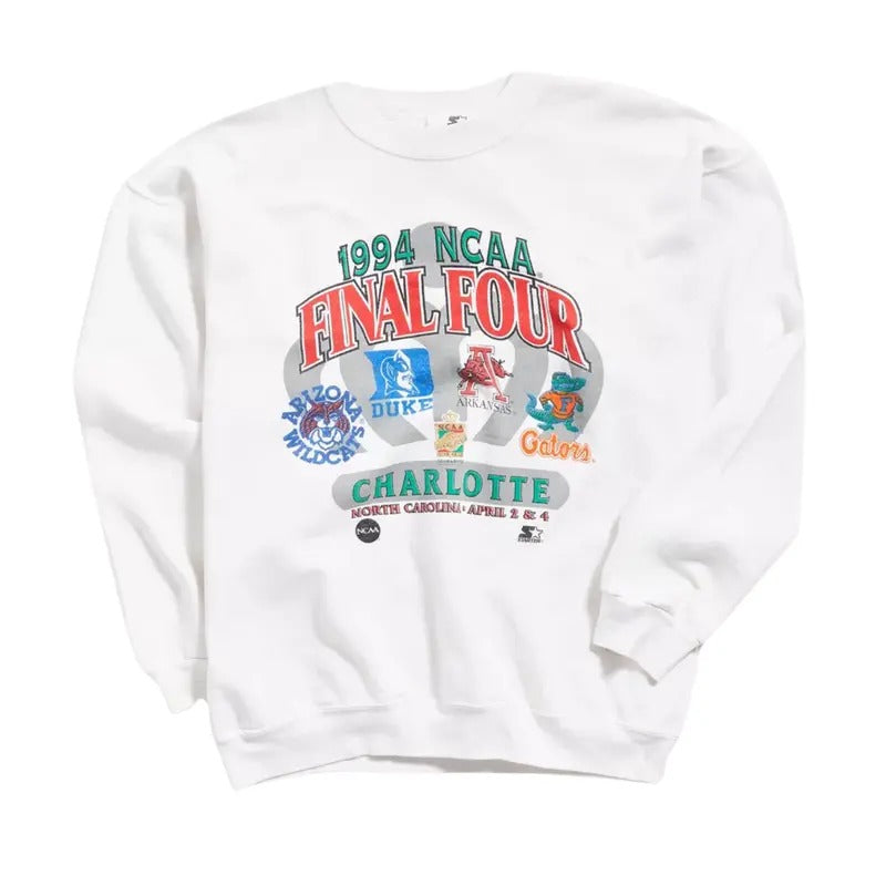 Vintage 1994 Final Four Pullover Sweatshirt T-Shirts, Hoodie | HypeDripTees.com
