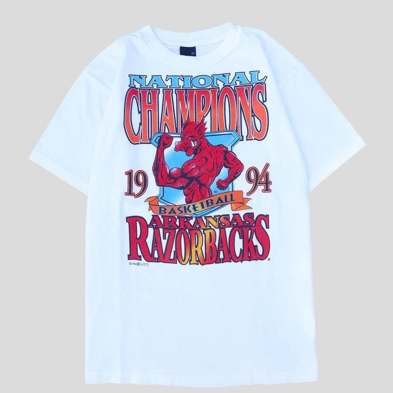 Vintage 1994 Rare Razorbacks National Champions Mad Hog Vintage T-Shirt, Sweatshirt, Hoodie | HypeDripTees.com