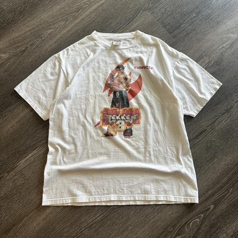 Vintage 1994 Tekkan 3 GRAIL Shirt - Unisex Cotton T-Shirt with Graphic Print, Short Sleeve, Suitable for Men and Casual...