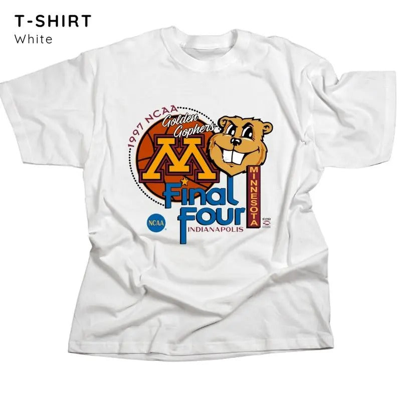 Vintage 1997 University Of Minnesota GoIden G0pher T-Shirt, NCAA Shirt, Sport Shirt, Gift for Men, for Women, Menswear...