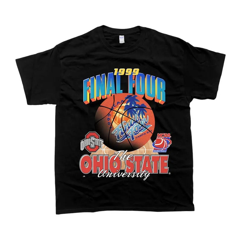 Vintage 1999 Ncaaa Final Four Ohio State Tee, Sporty Tee, Vintage Design, Men's Tshirt, Men's Clothes Hoodie, Sweatshirt