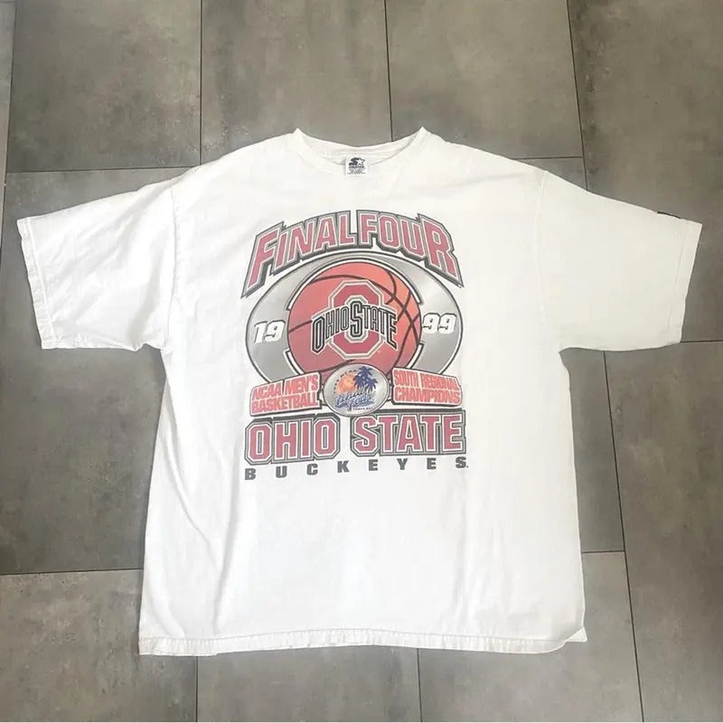 Vintage 1999 Ohio State University Basketball Final Four T-Shirtstyle{n002}3 T-Shirts, Hoodie, Sweatshirt | HypeDripTees.com