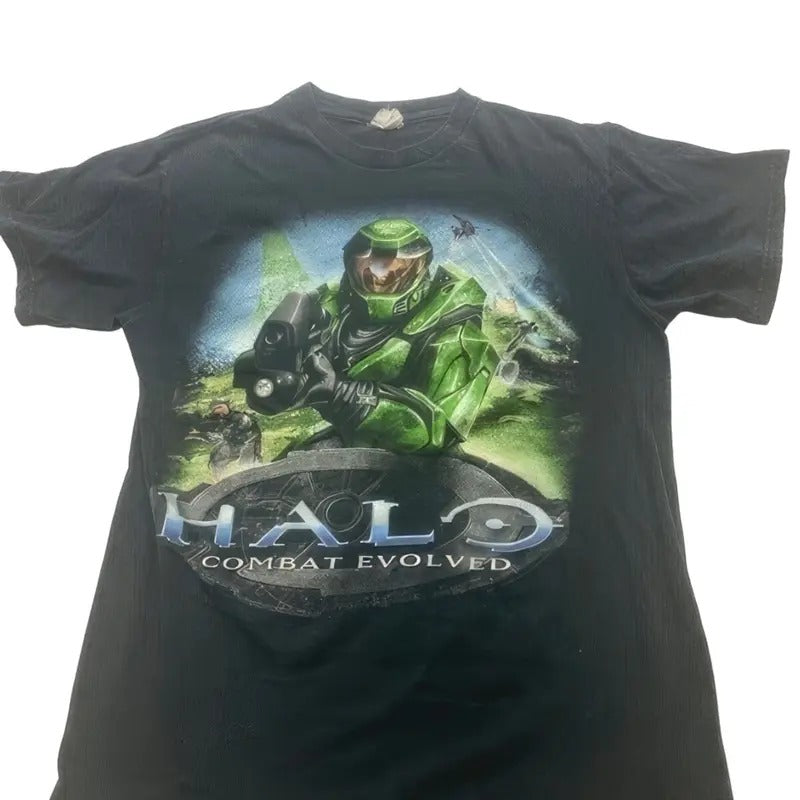 Vintage 2001 Halo Combat Evolved Men's T-Shirt - Black H1 Master Chief Tee Co ! Hoodie, Sweatshirt | HypeDripTees.com