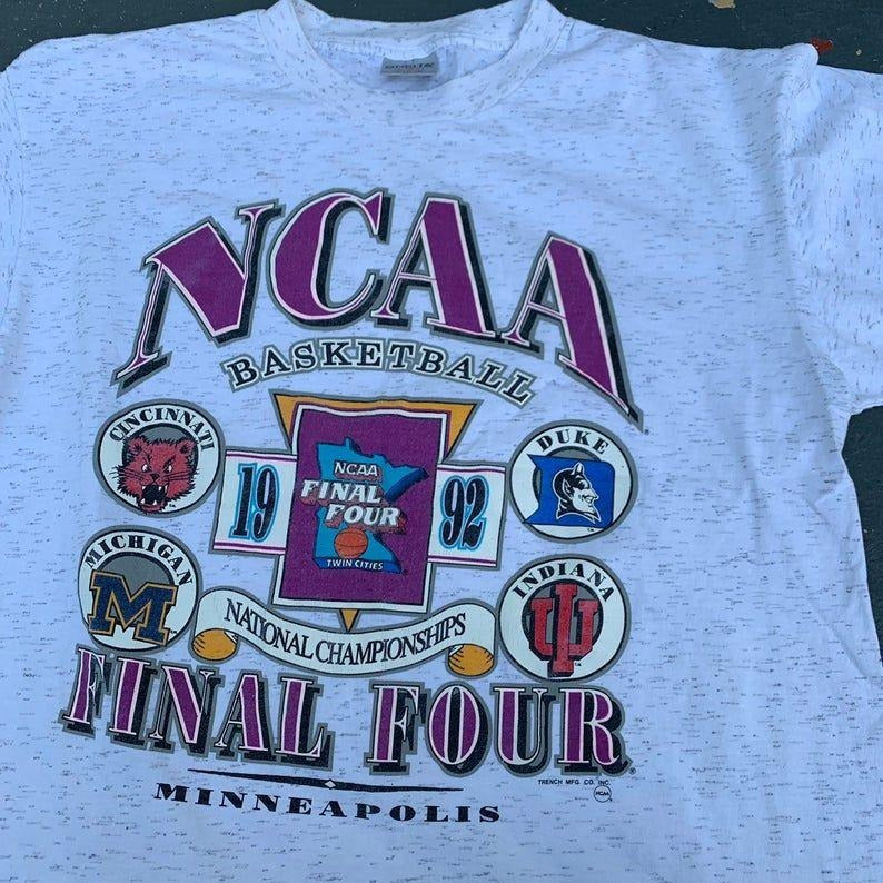 Vintage 90's NCAA Final Four T Shirt Hoodie, Sweatshirt | HypeDripTees.com