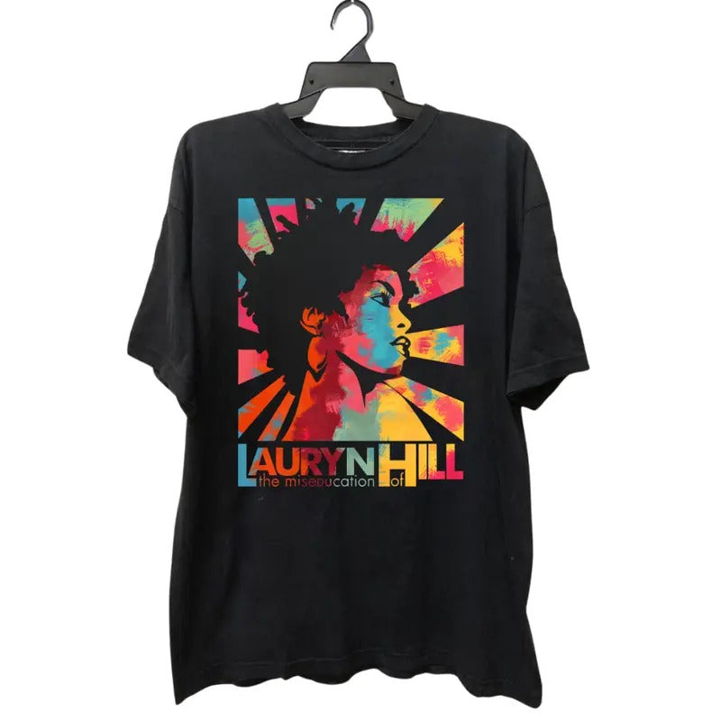 Vintage 90S Shirts, Lauryn Hill Fan Gift T-Shirt, Graphic Tee, Gift for Fan Hoodie, Sweatshirt | HypeDripTees.com