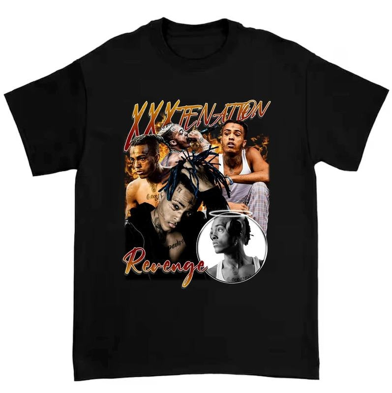Vintage 90s Bootleg Style Xxxtentacion T Shirt, Hip Hop Urban Clothing, Retro Rapper Merch, Streetwear Music Icon Hoodie...