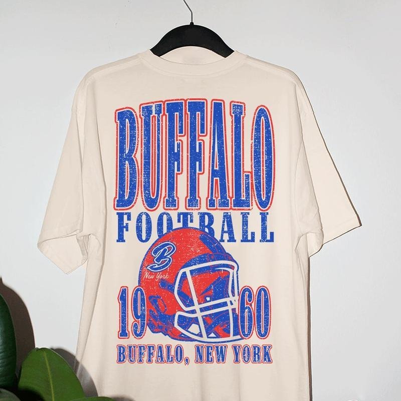 Vintage 90s Buffal0 Football Tshirt, Vintage Ny 1960, Game Day Apparel, Retro Football Tee, Favorite Team Shirt, Sunday...