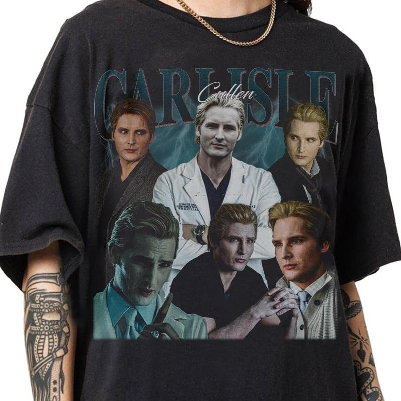 Vintage 90s Graphic Style Carlisle Cullen T-shirt, Carlisle Cullen Bootleg Rap Shirt, Carlisle Cullen Gifts For Man And...