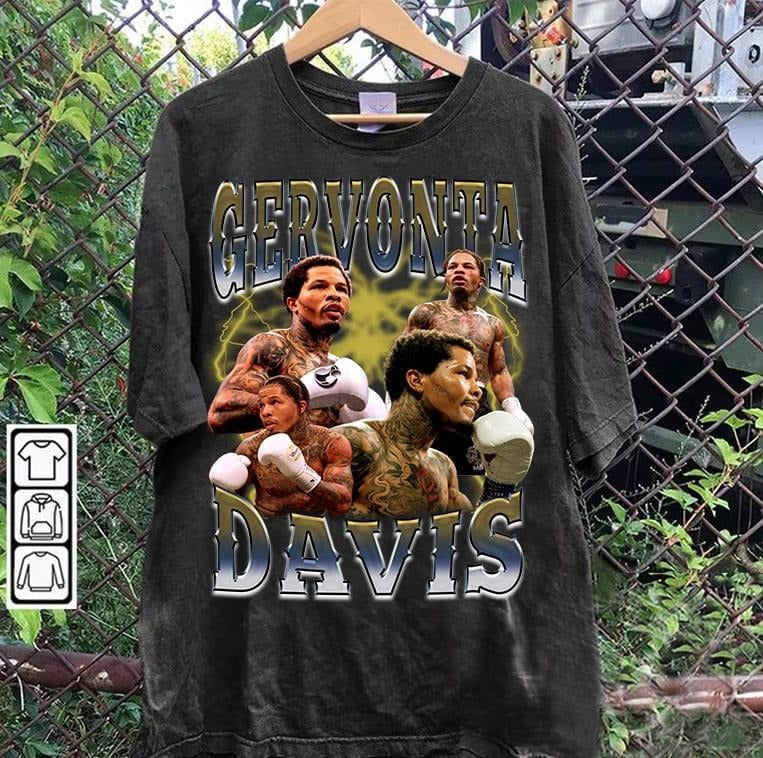 Vintage 90s Graphic Style Gervonta Davis T-shirt - Gervonta Davis T-shirt - American Professional Boxer Tee For Man and...