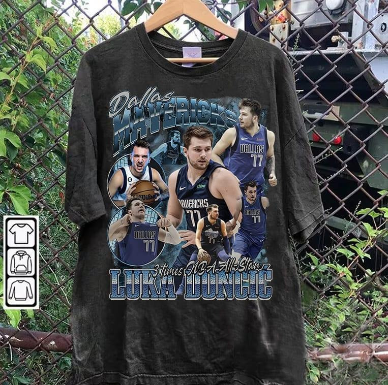 Vintage 90s Graphic Style Luka Dončić T-shirt - Luka Dončić Basketball Tee - Luka Dončić Vintage Tee For Man and Woman...