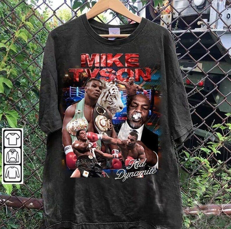 Vintage 90s Graphic Style Mike Tyson T-shirt - Iron Mike T-shirt - American Professional Boxer Tee For Man and Woman...