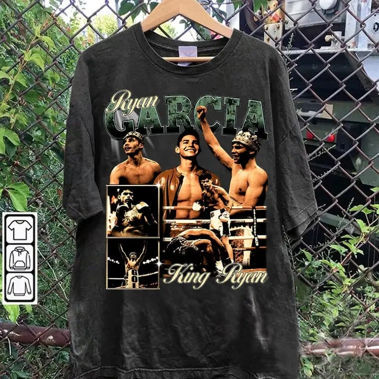 Vintage 90s Graphic Style Ryan Garcia T-shirt - Ryan Garcia T-shirt - American Professional Boxer Tee For Man and Woman...