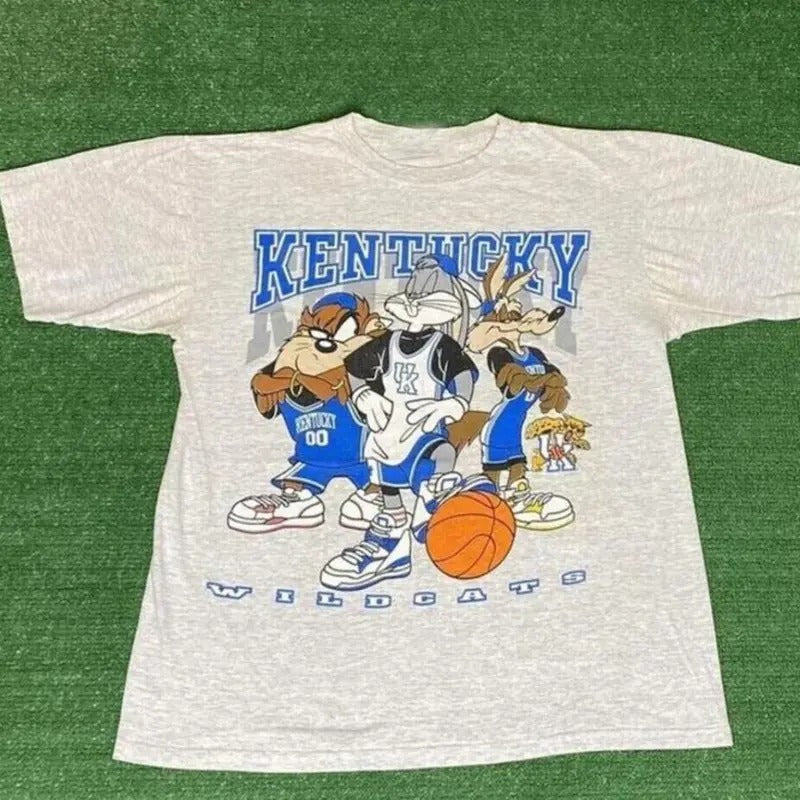 Vintage 90s Kentucky Wildcats Tee, Classic Sweatshirt for Men, for Women Cotton college merch Menswear Top Hoodie