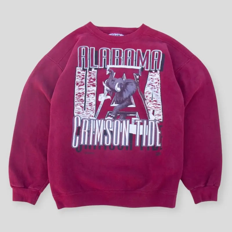 Vintage 90s University Of Alabama Crew Neck Sweatshirt T-Shirts, Hoodie | HypeDripTees.com