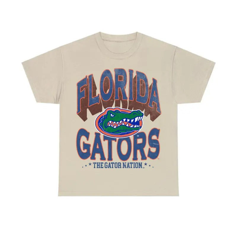 Vintage 90s University of Florida Gators, NCAA Football Shirt, Sport Tee, Graphic Tee, Full Size, Perfect Gift for Men,...