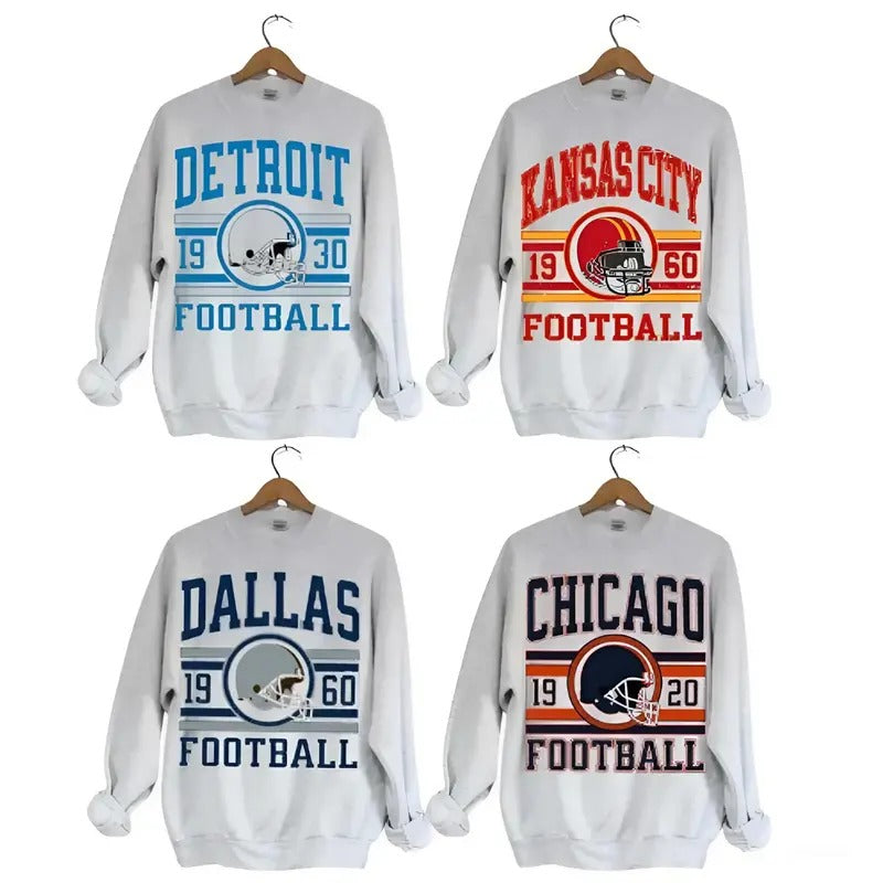 Vintage All Team Football Ash Gray Sporty Underwear Athletic Casual Classic T-Shirts, Hoodie, Sweatshirt
