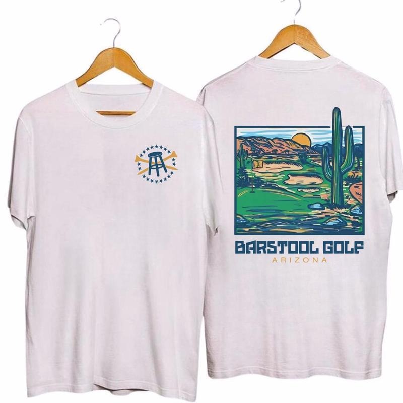 Vintage Barstool Golf Arizona Tee Unisex T-shirt, 2 Side Tshirt For Men For Women In Summer Hoodie, Sweatshirt
