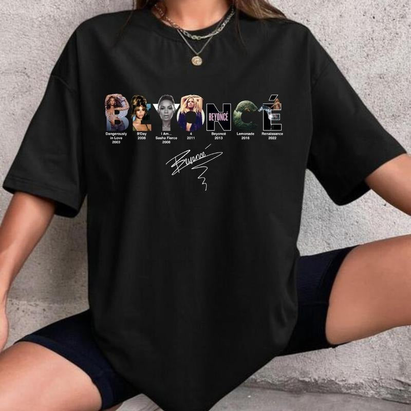 Vintage Beyonce Albums Shirt, Hoodie, Sweatshirt Comfort Cotton | HypeDripTees.com