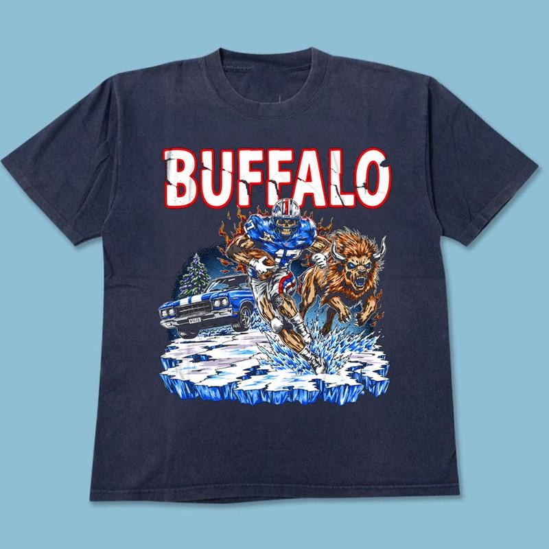 Vintage Buffalo Football Cotton Game Day Unisex T shirt Hoodie, Sweatshirt | HypeDripTees.com