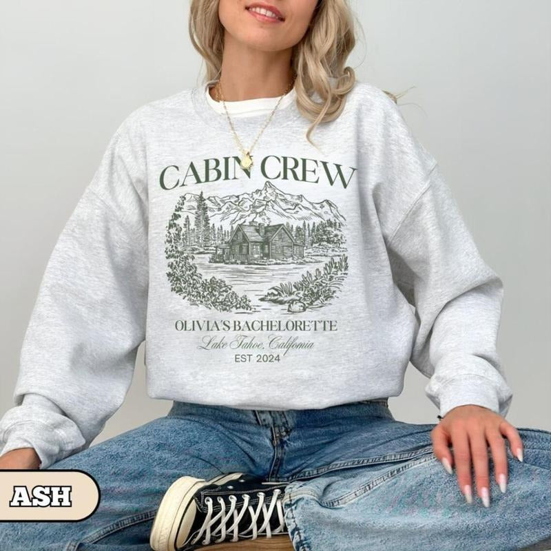 Vintage Camp Bachelorette Party Sweatshirt, Mountain Bride Camp Sweatshirt, Hiking Bridal Party gifts, Lake Themed bach...