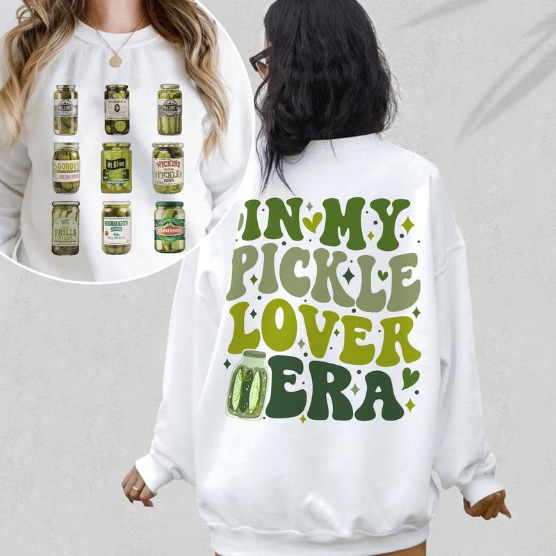 Vintage Canned Pickles Sweatshirt, In My Pickle Lover Era Sweatshirt, Canning Season Sweater, Pickle Lovers Crewneck,...