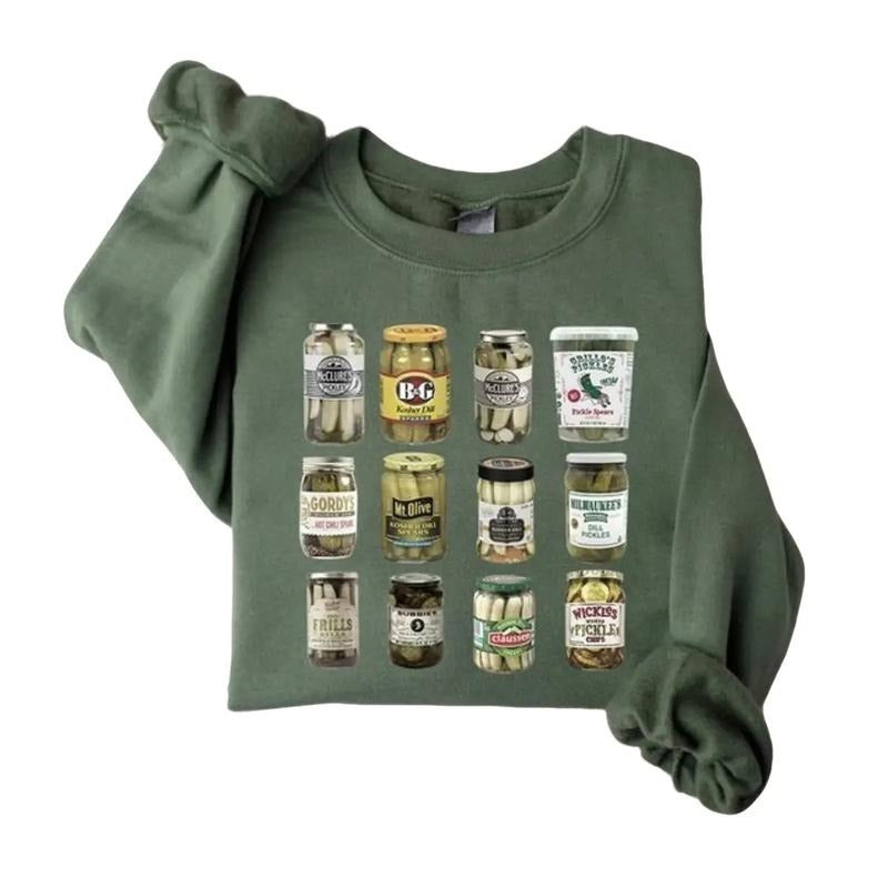 Vintage Canned Pickles Sweatshirt, T-Shirt, Hoodie | HypeDripTees.com