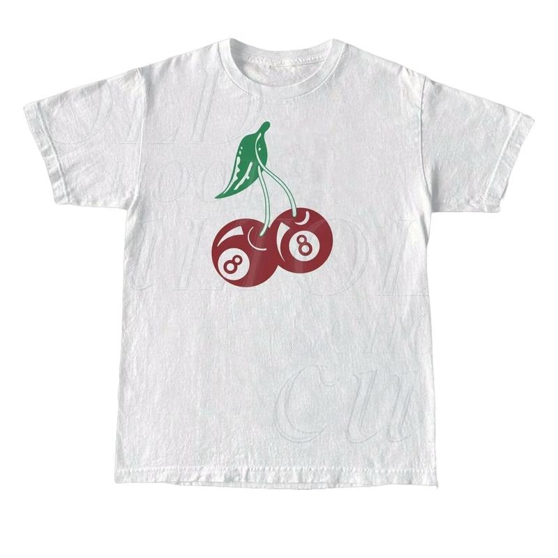 Vintage Cherry 8 Ball 90s Retro Billiard Lovers Shirt Cool 2000s Billiard T-Shirts, Hoodie, Sweatshirt