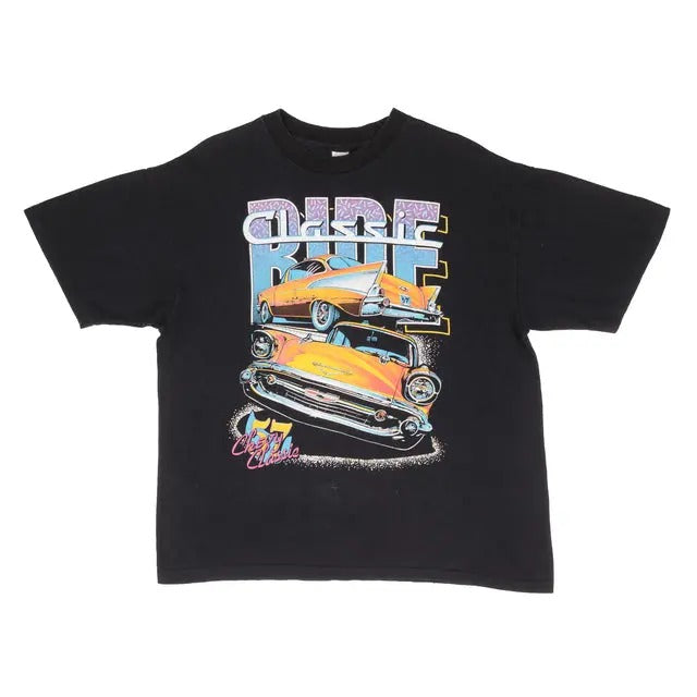 Vintage Chevy 1957 Classic Ride Car Tee Shirt, Sporty Tshirt For Men, Men's Clothes, Men's Tshirt Casual Cotton Hoodie,...