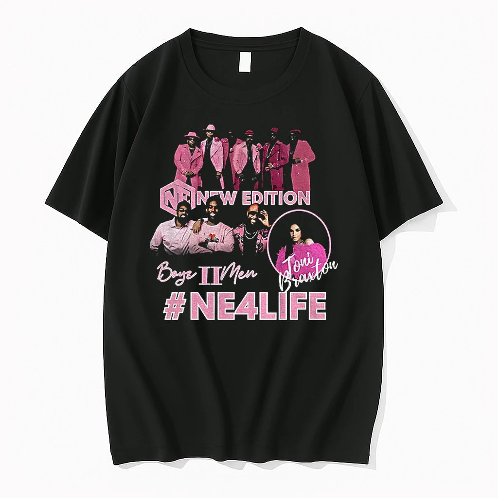 Vintage Comfort Color New Edition Boyz Ii Men Toni Braxton Ne4life Tshirts Sweater Hoodie, Sweatshirt | HypeDripTees.com